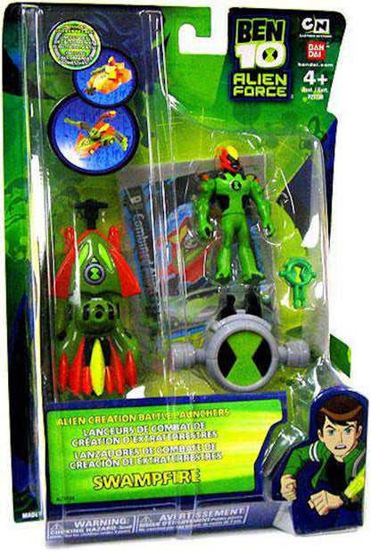 Bandai America Ben 10 Alien Creation Battle Launchers Swampfire Action Figure