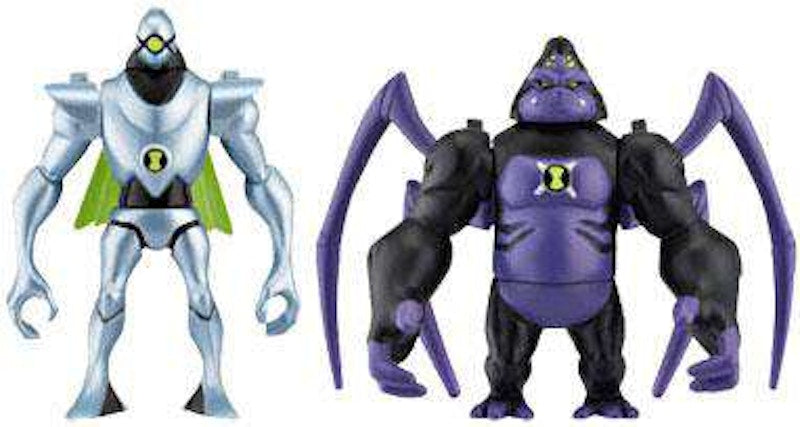 Bandai America Ben 10 Alien Creation Chamber Nanomech & Ultimate Spidermonkey Mini Figure 2-Pack