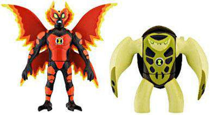 Bandai America Ben 10 Alien Creation Chamber Ultimate Big Chill & Terraspin Mini Figure 2-Pack