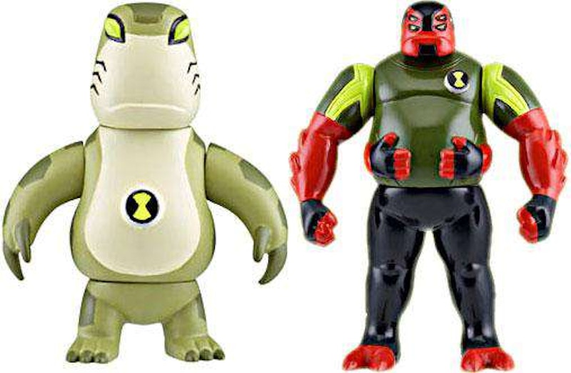 Bandai America Ben 10 Alien Creation Chamber Upchuck & Gorvan Mini Figure 2-Pack