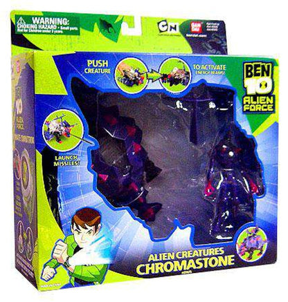 Bandai America Ben 10 Alien Creatures Chromastone Action Figure Set