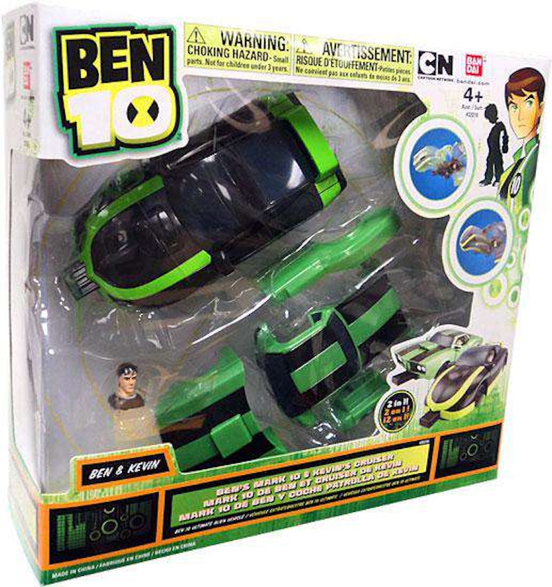 Bandai America Ben 10 Ben's Mark 10 & Kevin's Cruiser Action Figure Set