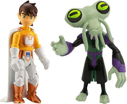 Bandai America Ben 10 DVD Series Azmuth & Galactic Enforcer Ben Action Figure 2-Pack