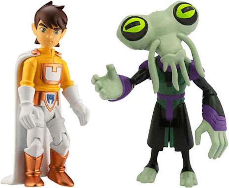 Bandai America Ben 10 DVD Series Azmuth & Galactic Enforcer Ben Action Figure 2-Pack