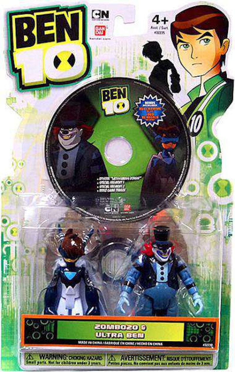 Bandai America Ben 10 DVD Series Zombozo & Ultra Ben Action Figure 2-Pack