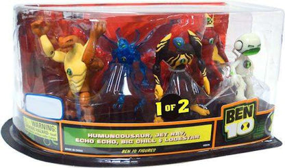 Bandai America Ben 10 Humungousaur, Jet Ray, Echo Echo, Big Chill & Lodestar Toys 'R Us Exclusive Action Figure 5-Pack