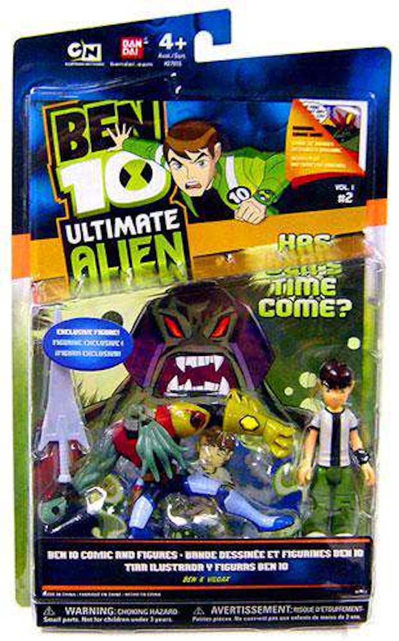 Bandai America Ben 10 Ultimate Alien Ben Tennyson & Vilgax Action Figure 2-Pack