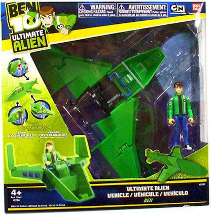 Bandai America Ben 10 Ultimate Alien Wing Fighter Action Figure Set