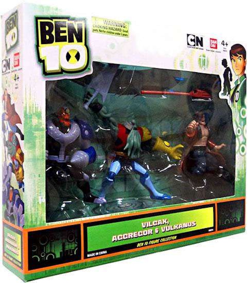 Bandai America Ben 10 Vilgax, Aggregor & Vulkanus Toys 'R Us Exclusive Action Figure 3-Pack