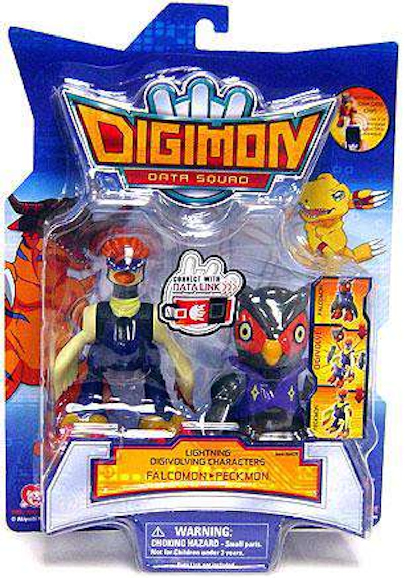 Bandai America Digimon Lightning Digivolving Characters Falcomon to Peckmon Action Figure