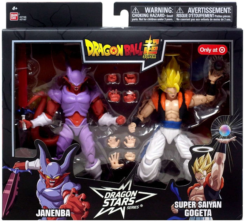 Bandai America Dragon Ball Dragon Stars Janenba & Super Saiyan Gogeta Target Exclusive Action Figure 2-Pack