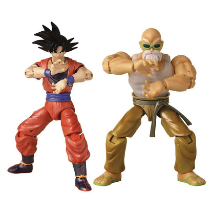 Bandai Dragon Ball Dragon Stars Mutenroshi & Goku 2021 SDCC Exclusive Action Figure 2-Pack