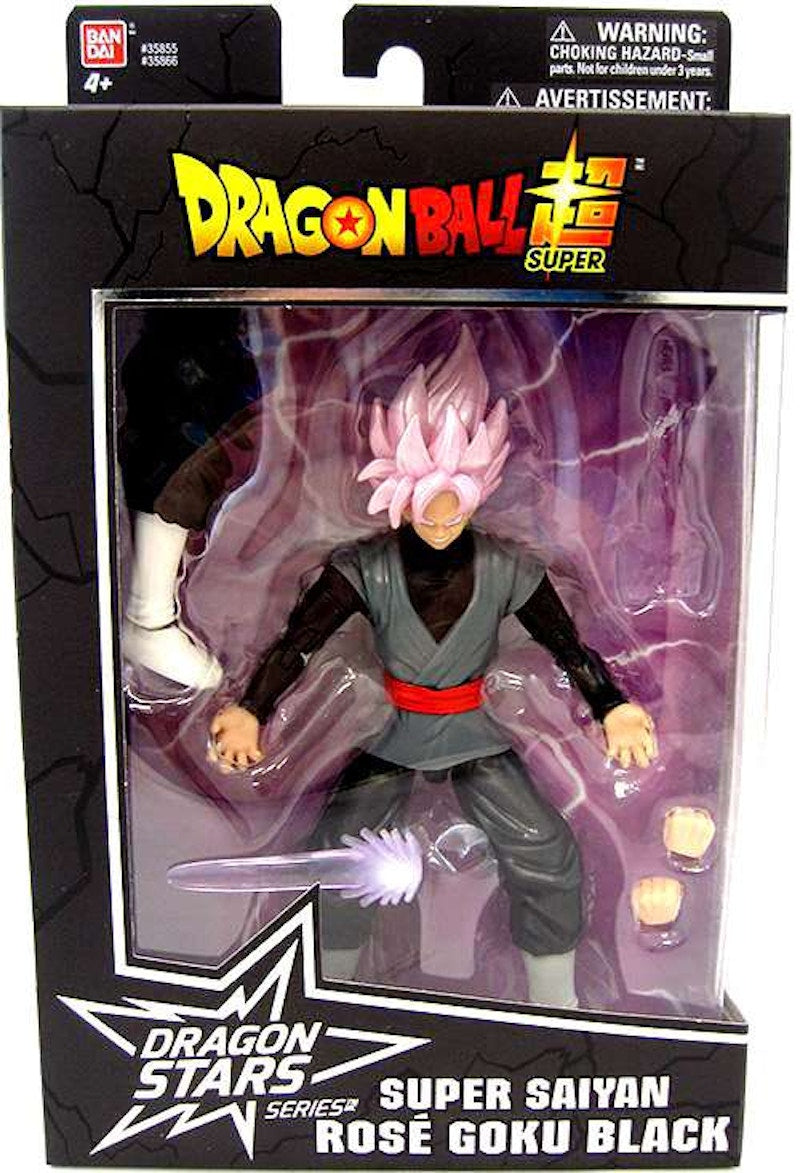 Bandai Dragon Ball Dragon Stars Series 4 Super Saiyan Rose Goku Black Fusion Zamasu BAF Action Figure