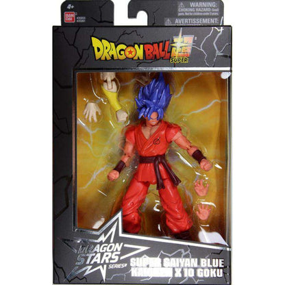 Bandai America Dragon Ball Dragon Stars Series 6 Super Saiyan Blue Kaioken Goku Kale BAF Action Figure
