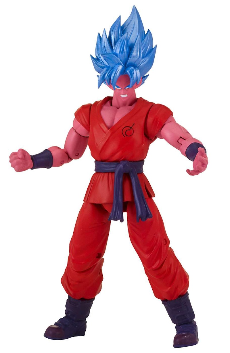 Bandai America Dragon Ball Dragon Stars Series 6 Super Saiyan Blue Kaioken Goku Kale BAF Action Figure