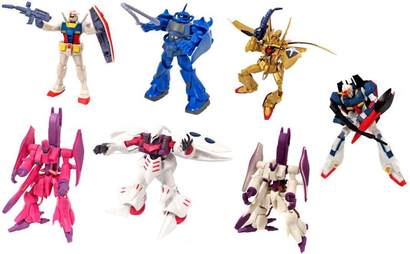 Bandai America Gundam Gashapan DX4 Mini Figure (Set of 7)