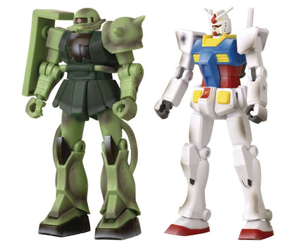 Bandai Gundam Infinity Epic Battle RX-78-02 Gundam vs. MS-06 Zaku II Action Figure 2-Pack