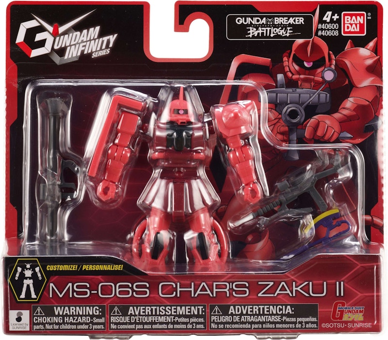 Bandai Gundam Infinity Zaku Red Action Figure