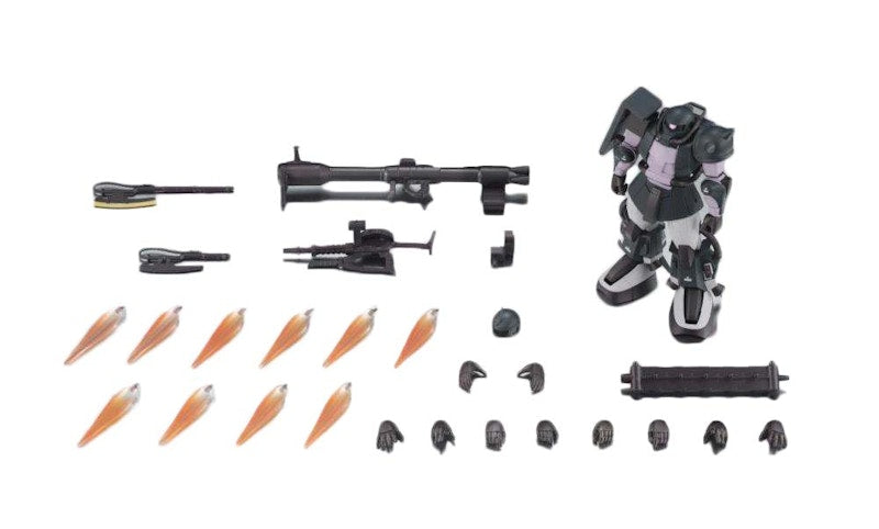 Bandai America Gundam Robot Spirits MS-06R-1A Zaku II Black Tri Stars A.N.I.M.E Version Action Figure