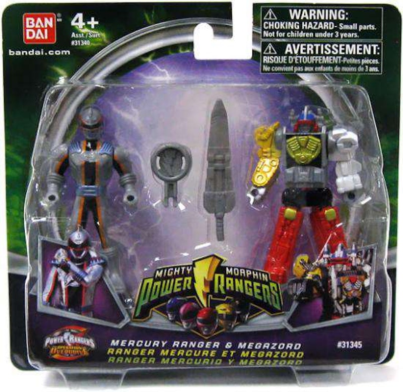Bandai America Power Rangers 2009 Mercury Ranger & Megazord Action Figure 2-Pack