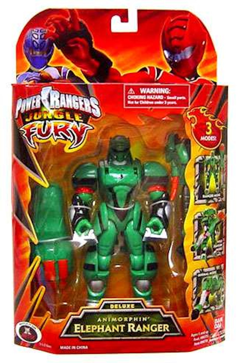 Bandai America Power Rangers Animorphin Elephant Ranger Deluxe Action Figure