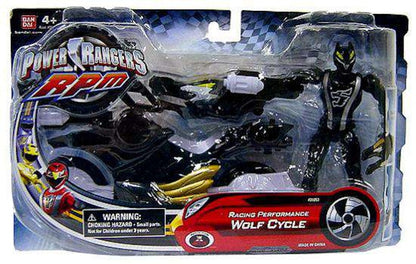 Bandai America Power Rangers Auxilliary Trax Racing Performance Wolf Cycle Action Figure