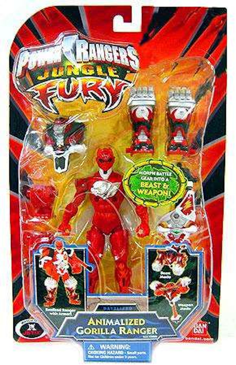 Bandai America Power Rangers Battlized Animalized Gorilla Ranger Action Figure