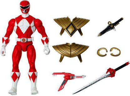 Bandai America Power Rangers Deluxe Armored Mighty Morphin Red Ranger Action Figure