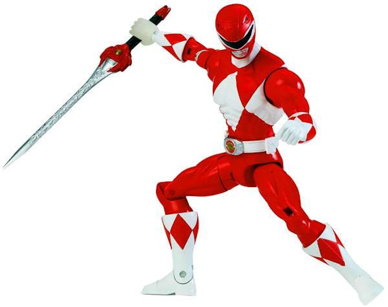 Bandai America Power Rangers Deluxe Armored Mighty Morphin Red Ranger Action Figure