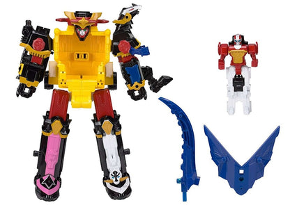 Bandai America Power Rangers Deluxe Ninja Steel Megazord Action Figure