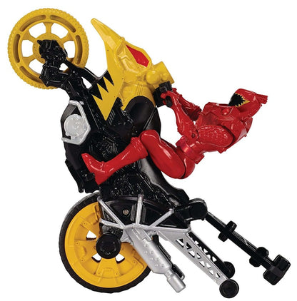 Bandai America Power Rangers Dino Charge Dino Stunt Bike & T-Rex Super Charge Red Ranger Action Figure Set