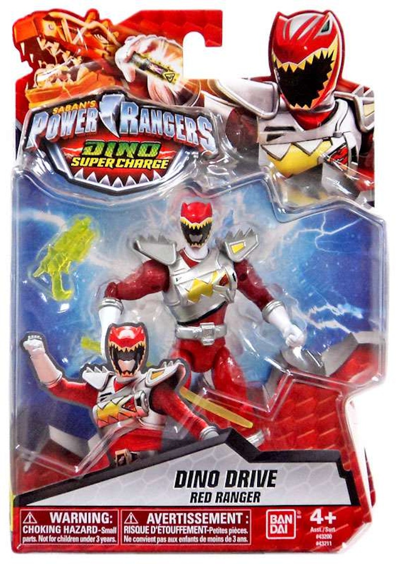 Bandai America Power Rangers Dino Super Charge Dino Drive Red Ranger Action Figure
