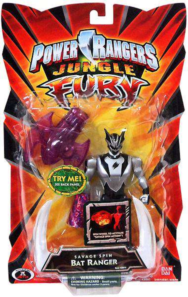 Bandai America Power Rangers Jungle Fury Savage Spin Bat Ranger Action Figure