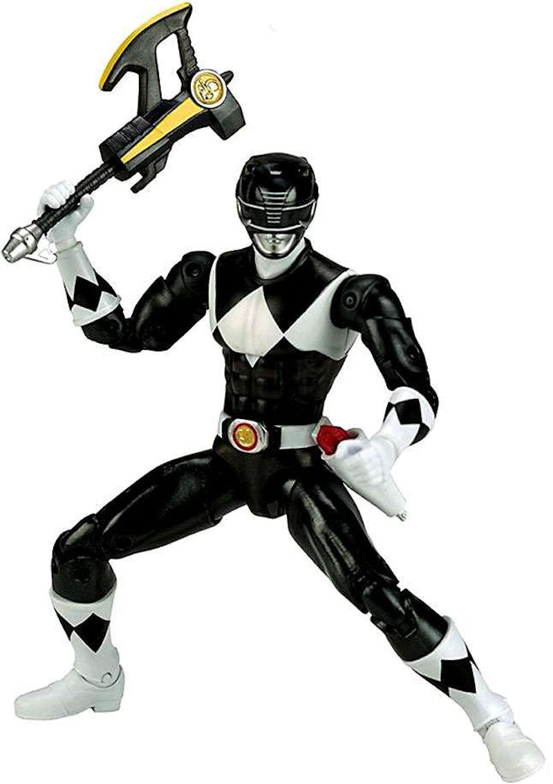 Bandai America Power Rangers Legacy Black Ranger Metallic, MMPR Action Figure