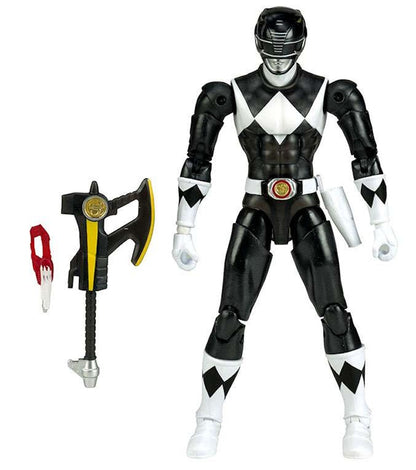 Bandai America Power Rangers Legacy Black Ranger Metallic, MMPR Action Figure