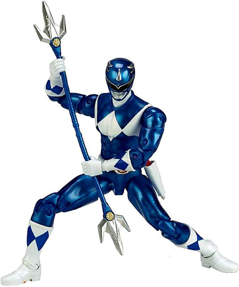 Bandai America Power Rangers Legacy Blue Ranger Metallic, MMPR Action Figure