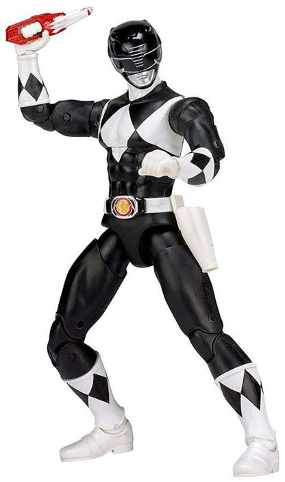 Bandai America Power Rangers Legacy Build A Megazord Black Ranger MMPR Action Figure
