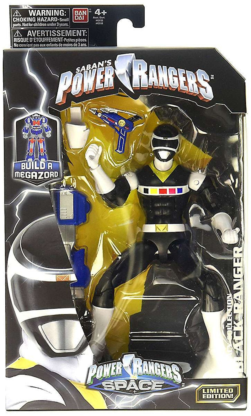 Bandai America Power Rangers Legacy Build A Megazord Black Ranger PRIS Action Figure