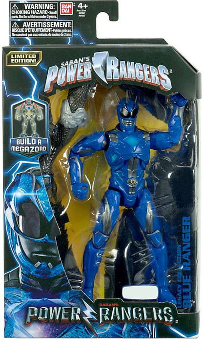 Bandai Power Rangers Legacy Build A Megazord Blue Ranger Movie Toys 'R Us Exclusive Action Figure