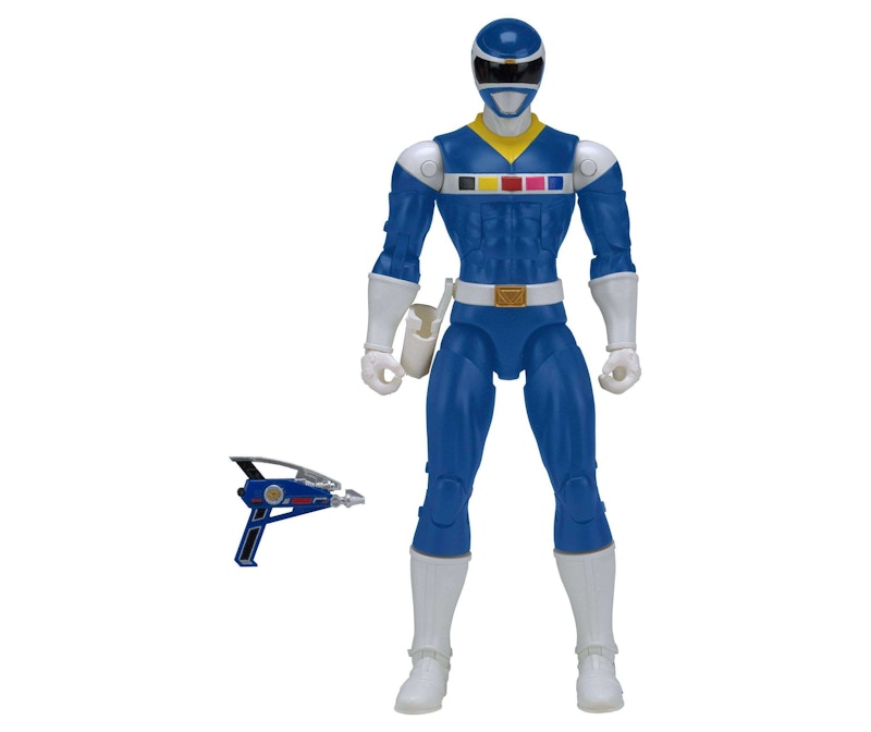 Bandai America Power Rangers Legacy Build A Megazord Blue Ranger PRIS Action Figure