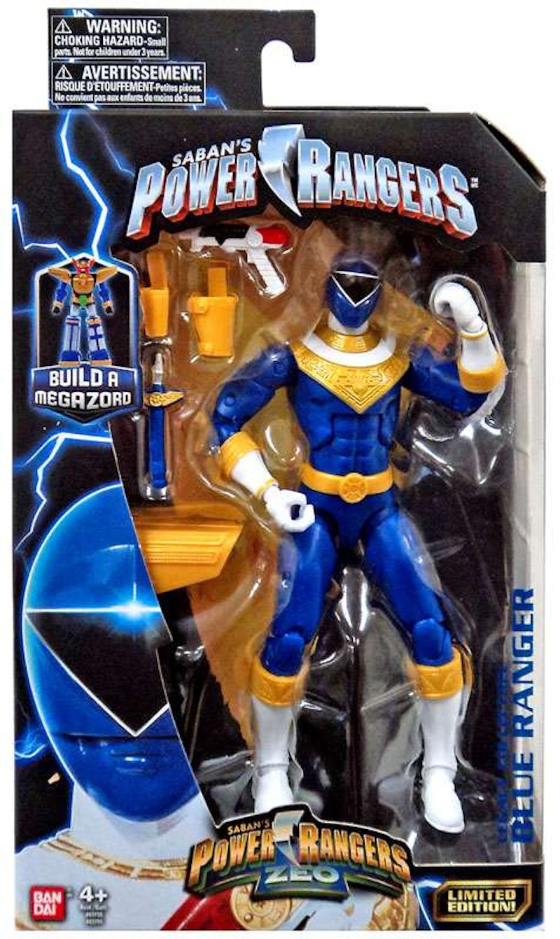 Bandai America Power Rangers Legacy Build A Megazord Blue Ranger ZEO Action Figure