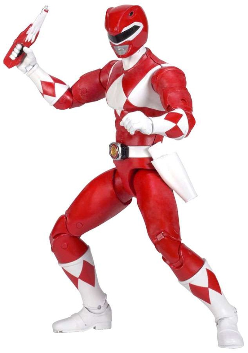 Bandai America Power Rangers Legacy Build A Megazord Red Ranger MMPR Action Figure