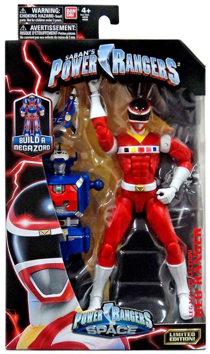 Bandai America Power Rangers Legacy Build A Megazord Red Ranger PRIS Action Figure