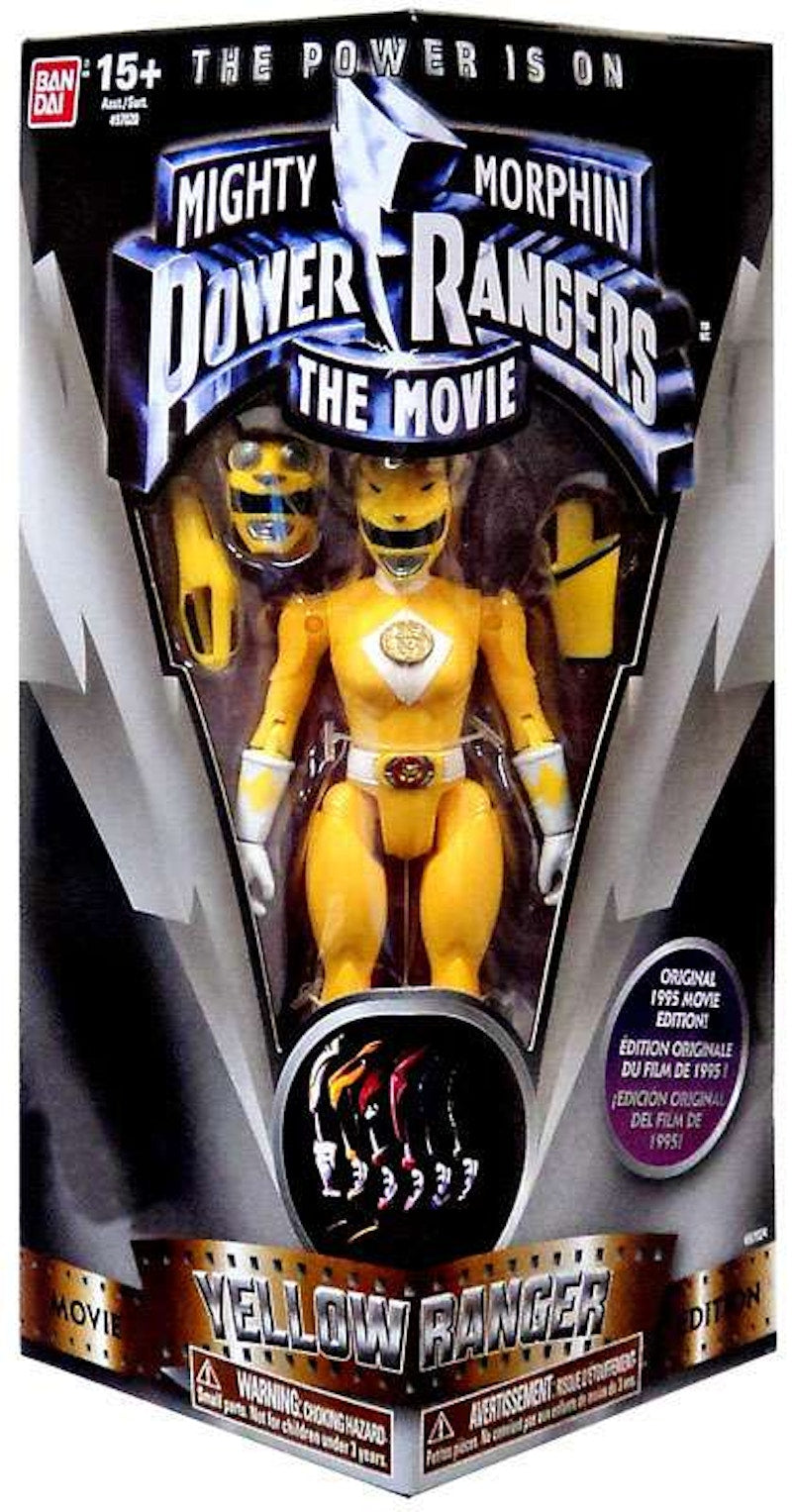 Bandai America Power Rangers Mighty Morphin The Movie Yellow Ranger Toys 'R Us Exclusive Action Figure