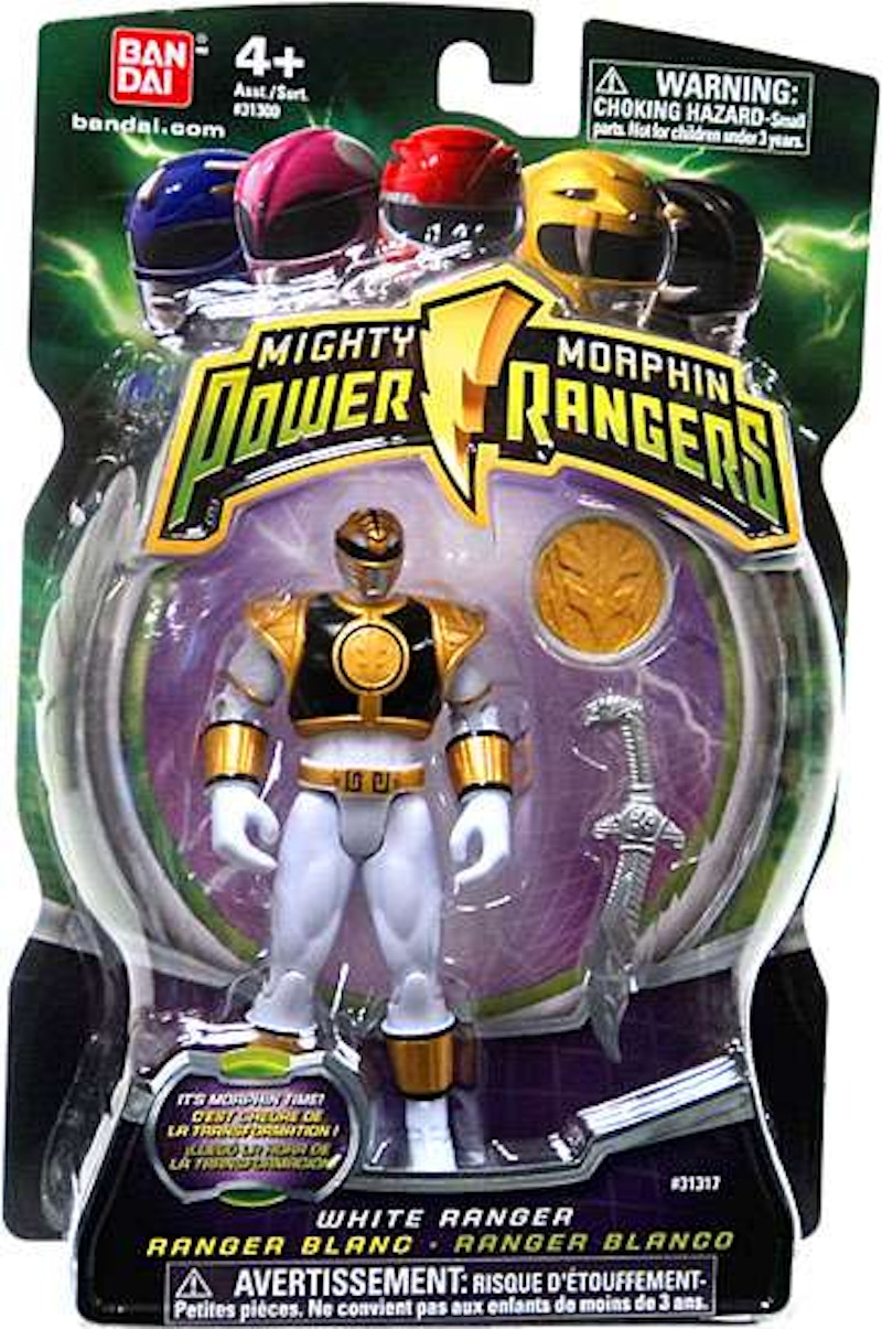 Bandai America Power Rangers Mighty Morphin White Ranger Action Figure