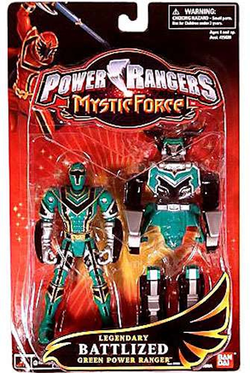 Bandai America Power Rangers Mystic Force Legendary Battlized Green Power Ranger Action Figure