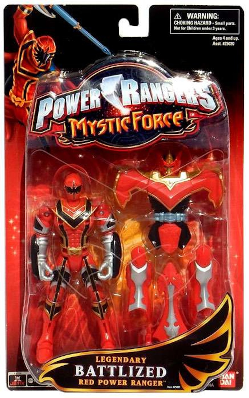 Bandai America Power Rangers Mystic Force Legendary Battlized Red Power Ranger Action Figure