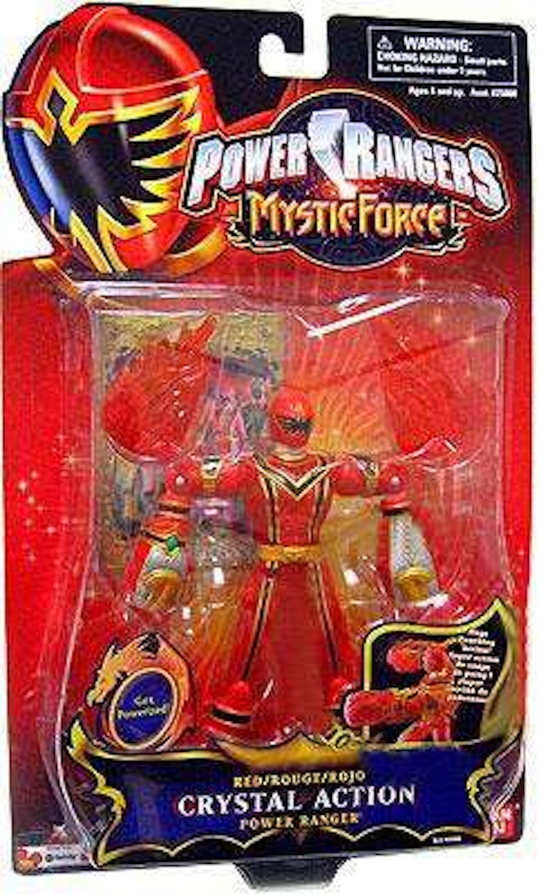 Bandai America Power Rangers Mystic Force Red Crystal Action Power Ranger Action Figure