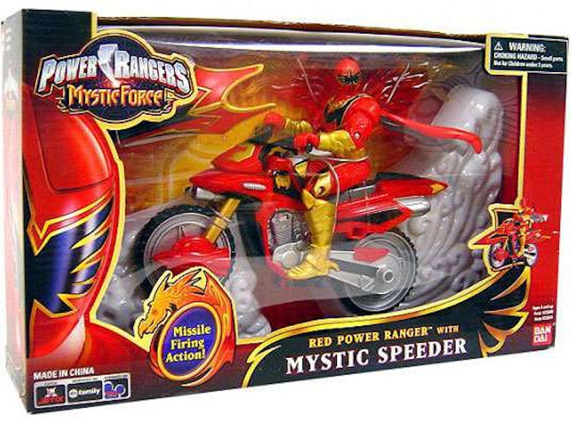 Bandai America Power Rangers Mystic Force Red Power Ranger with Mystic Speeder Action Figure