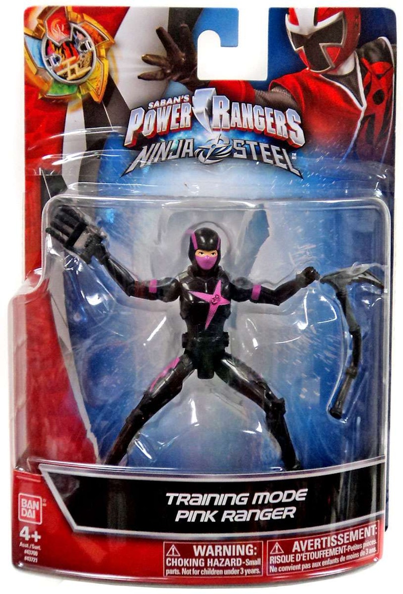Bandai America Power Rangers Ninja Steel Training Mode Pink Ranger Action Figure